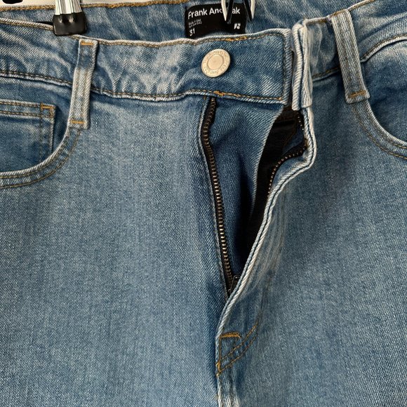 Frank & Oak Cyndi High Rise Straight Jean - Picture 9 of 12